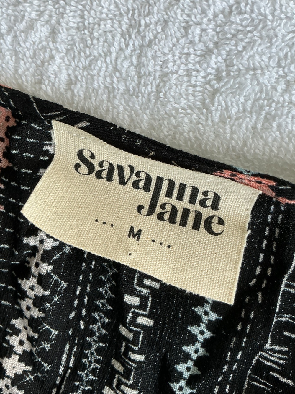 Savanna Jane Black Embroidered Floral Top with Pink & Turquoise Accents - Picture 7 of 11